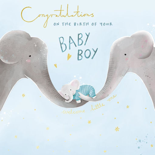 Picture of CONGRATULATIONS ON THE BIRTH OF YOUR BABY BOY
